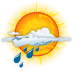 Wolkig, mäßiger Regen